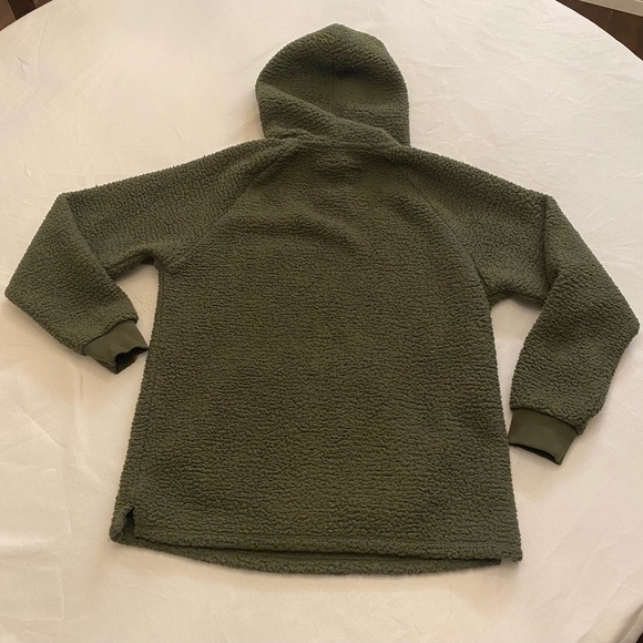 PINK VICTORIA’S SECRET Sherpa Hooded Pull-Over, S - Picture 2 of 4